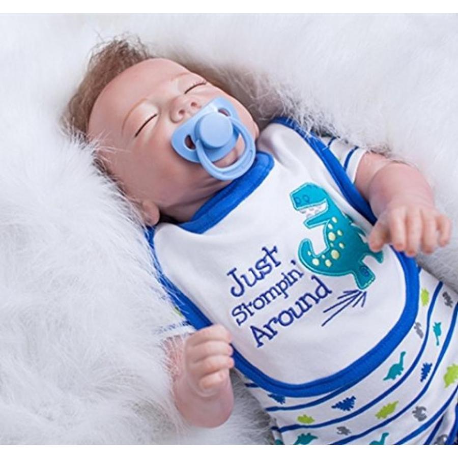 幼児用おもちゃ Alive Sleeping Babies Boy Reborn 20 Inch Realistic Newborn Baby Dolls Silicone Cloth Body Doll Toy Kids Birthday Xmas Gift｜sonicmarin｜04