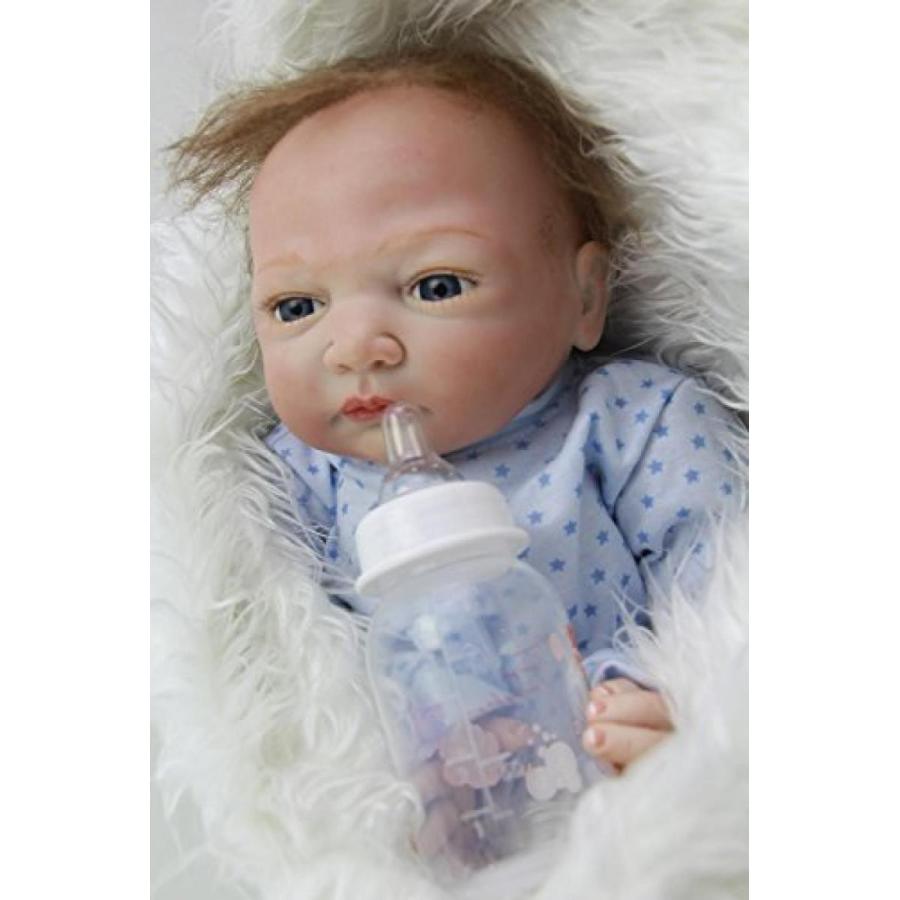 幼児用おもちゃ Lifelike Reborn Baby Doll 20 Inch Newborn Babies Silicone Boy Toy Magnetic Mouth Dolls With Clothes Kids Best Birthday Xmas Gift｜sonicmarin｜06