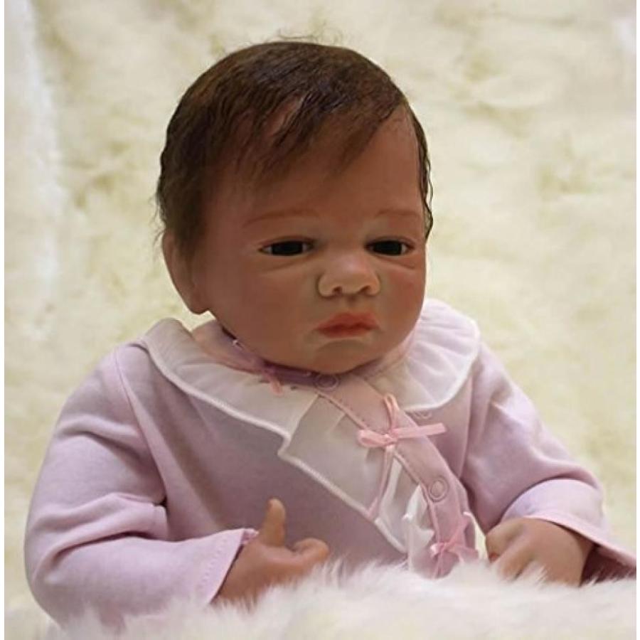 幼児用おもちゃ Rooted Mohair Girl Baby Dolls 20 Inch 50 cm Lifelike Reborn Newborn Babies Doll Silicone Toy With Cloth Body Kids Birthday Gift｜sonicmarin｜05