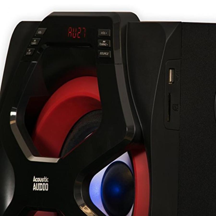 ホームシアター Acoustic Audio AA6101 Home Theater 5.1 Speaker System with Bluetooth, FM, Optical Input and 4 Extension Cables｜sonicmarin｜06