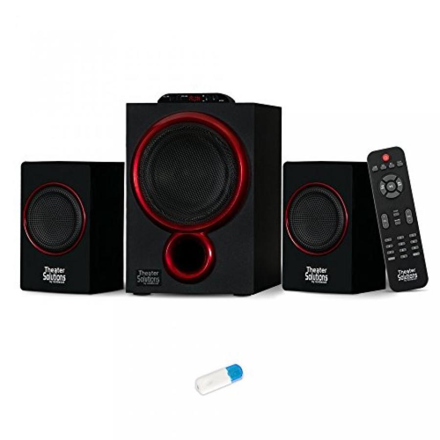 ホームシアター Theater Solutions TS212 Powered 2.1 Speaker System Multimedia with Bluetooth