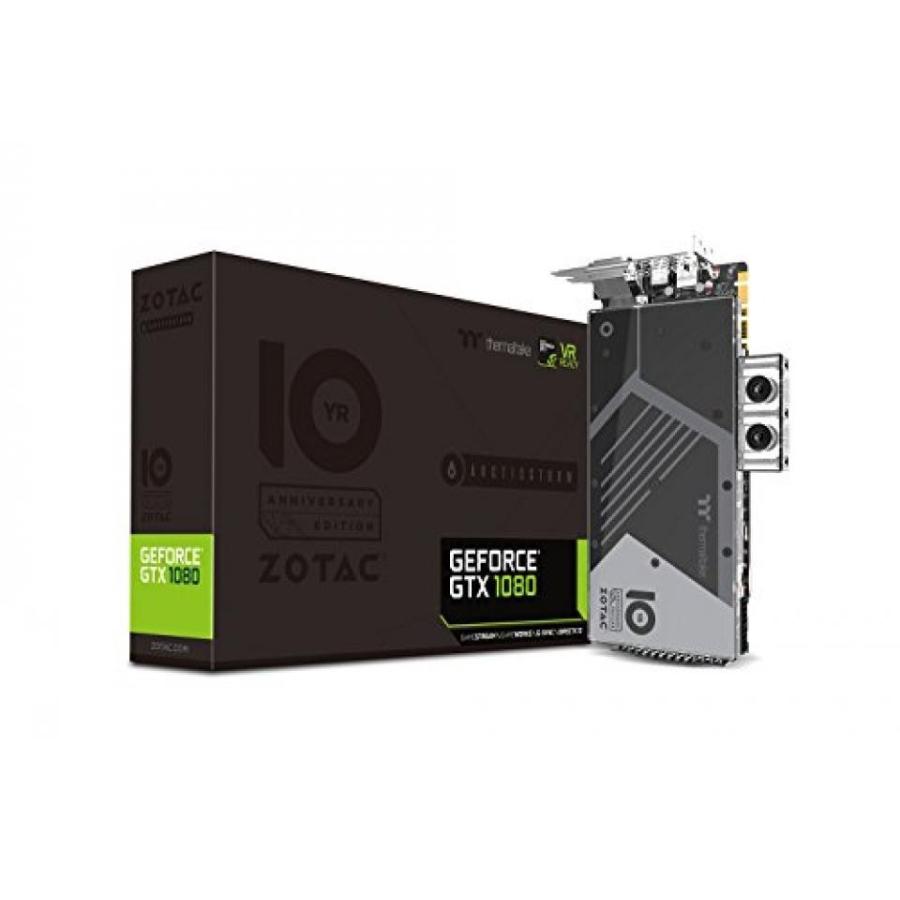 グラフィックカード グラボ GPU ZOTAC GeForce GTX 1080 ArcticStorm Thermaltake 10 Year Anniversary Edition 8GB GDDR5X VR Ready Gaming Graphics Card｜sonicmarin