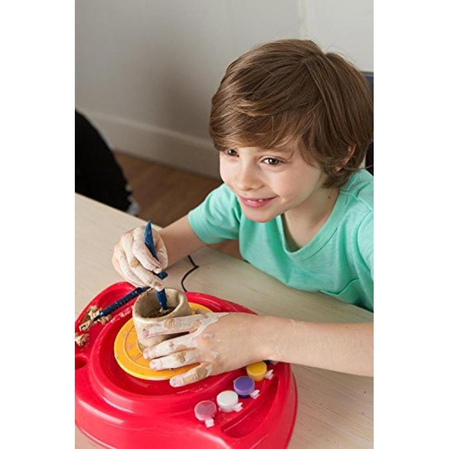 電子おもちゃ Pottery Wheel Craft Toy Kids Hobby Learning Ceramic Making Kit Clay Paint Art｜sonicmarin｜02