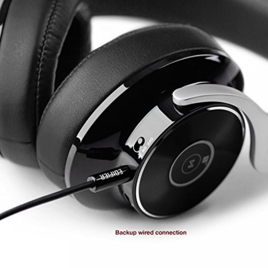 純正サイト ブルートゥースヘッドホン Edifier W855BT Bluetooth Headphones - Over-ear Stereo Wireless Headphone with Microphone and Volume Control - Black