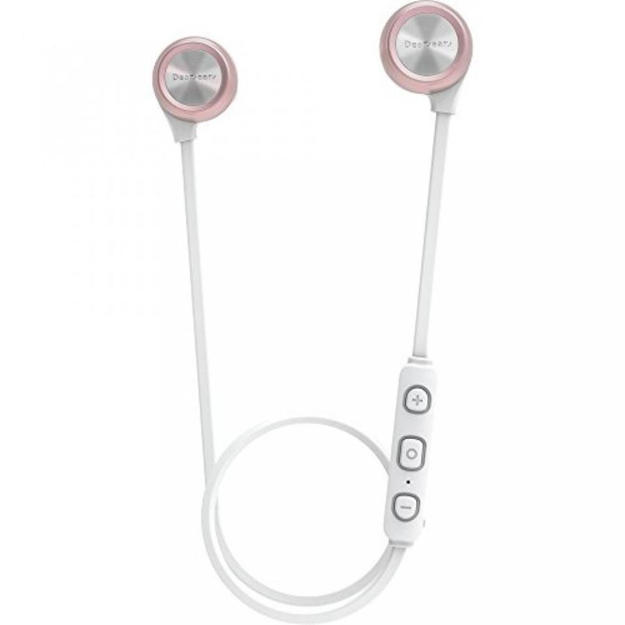 ブルートゥースヘッドホン Dearear Bluetooth earphone BUOYANT【DE-0008】(white × rose gold)【Japan Domestic genuine products】(61809円)