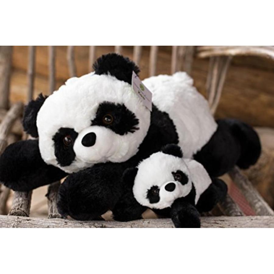 幼児用おもちゃ Super Soft Giant Panda Bears Stuffed Animals Set by Exceptional Home Zoo - 18" Pandas with Baby Teddy Bear Cub - Kids Toys - Plush｜sonicmarin｜02