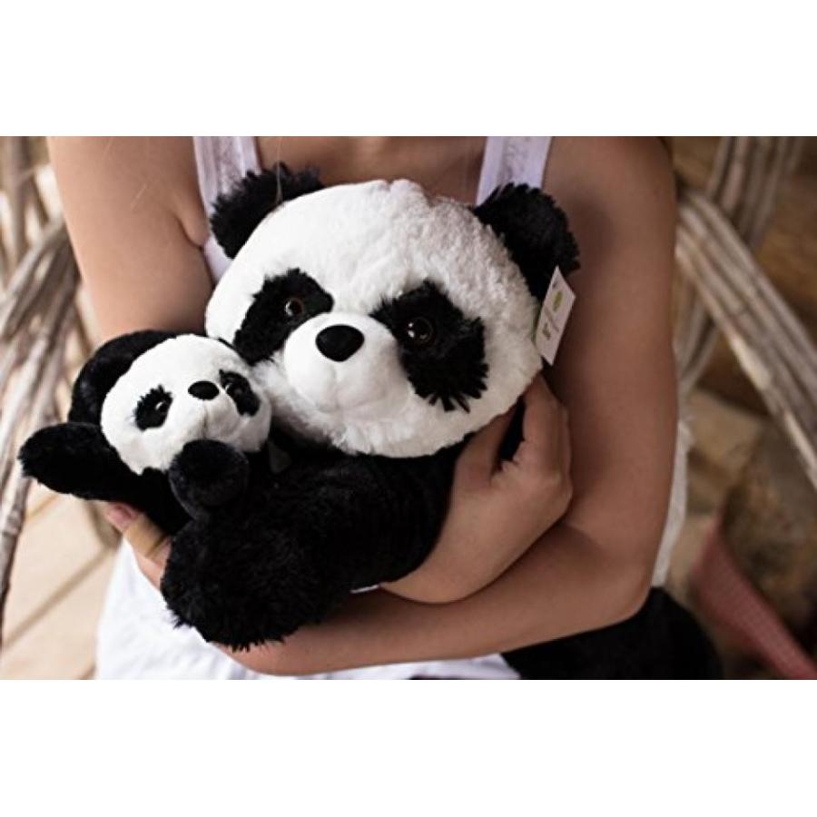 幼児用おもちゃ Super Soft Giant Panda Bears Stuffed Animals Set by Exceptional Home Zoo - 18" Pandas with Baby Teddy Bear Cub - Kids Toys - Plush｜sonicmarin｜04