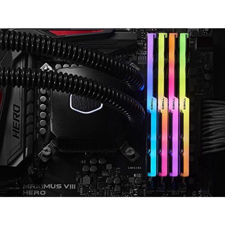 メモリ G.SKILL 32GB (4 x 8GB) TridentZ RGB Series DDR4 PC4-24000 3000MHz Memory Desktop Memory Model F4-3000C16Q-32GTZR｜sonicmarin｜03