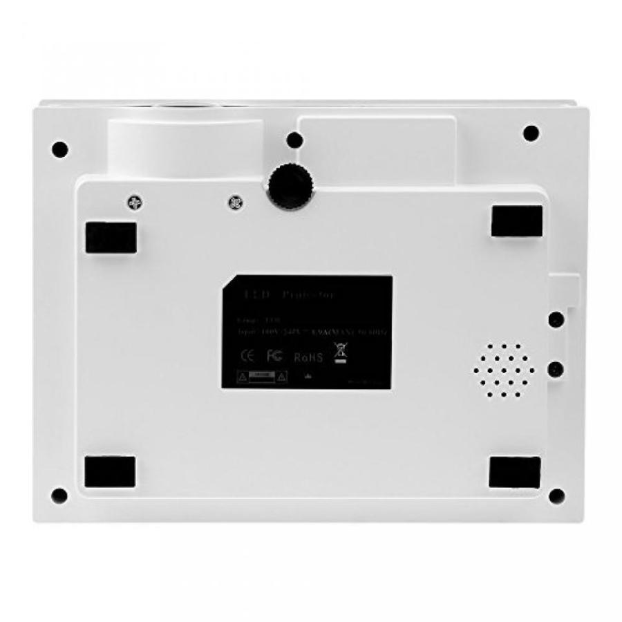 プロジェクター Myogots Video Projectors,Multi-media Mini 800 Lumens Portable LED Projection Micro Home Theater Projector (White)｜sonicmarin｜03