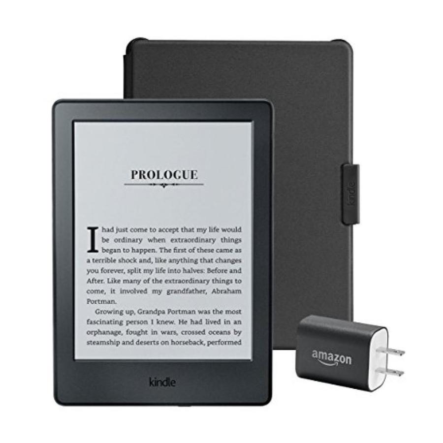 ブルートゥースヘッドホン Kindle Essentials Bundle including Kindle 6” E-Reader, Black with Special Offers,  Cover for Kindle ? Black, and Power｜sonicmarin
