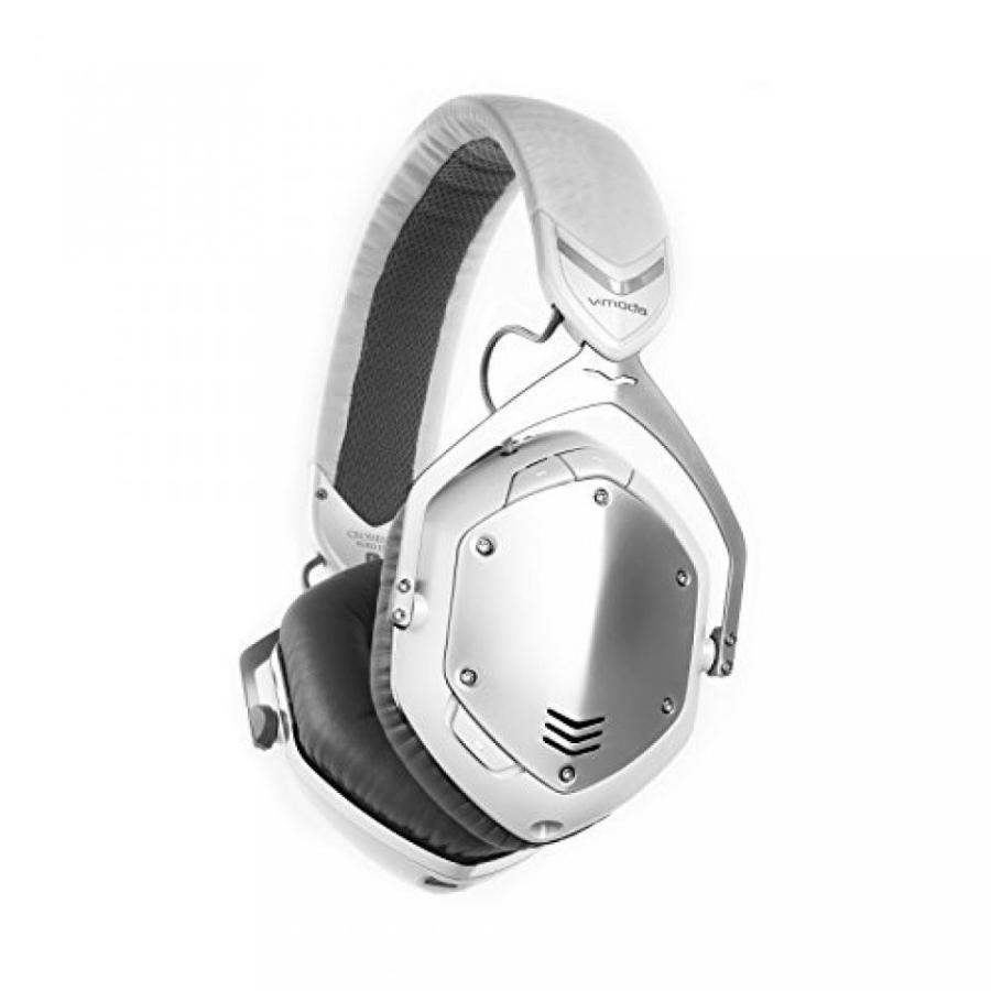 オーセンティック ヘッドセット V-MODA Crossfade Wireless | 3D Over Ear Bluetooth Headphone White Silver