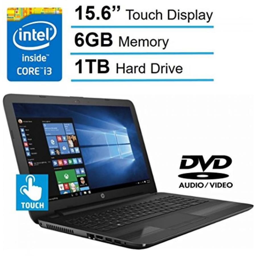 ブルートゥースヘッドホン HP 15.6-inch HD Touchscreen Display Laptop PC, Intel Dual Core i3-6100U 2.3GHz Processor, 6GB DDR4 SDRAM, 1TB HDD,