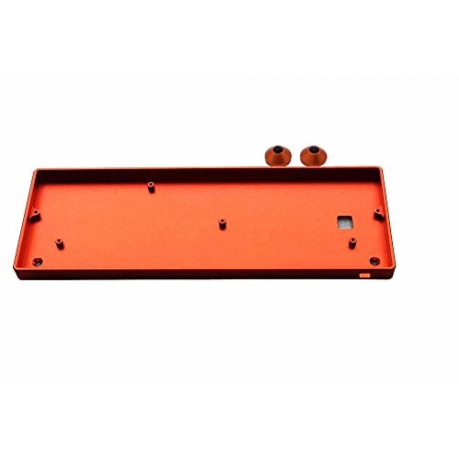 ゲーミングPC GH60 Anodizing Aluminum CNC Case for 60% Mechanical Gaming Keyboard Compatible Poker2 Pok3r Faceu 60 With ALU Feet (Orange)(51835円)