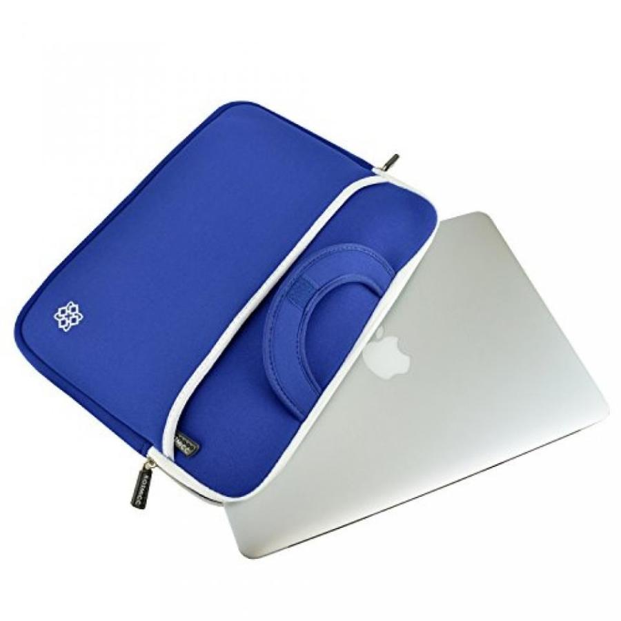 人気商品Time 2 in 1 PC KOZMICC Sleeve for 15.6 Laptop， Portable Neoprene Shoulder Strap Sleeve Case Bag Handle Accessory Pocket for Acer， Apple， Asus， Dell， HP，