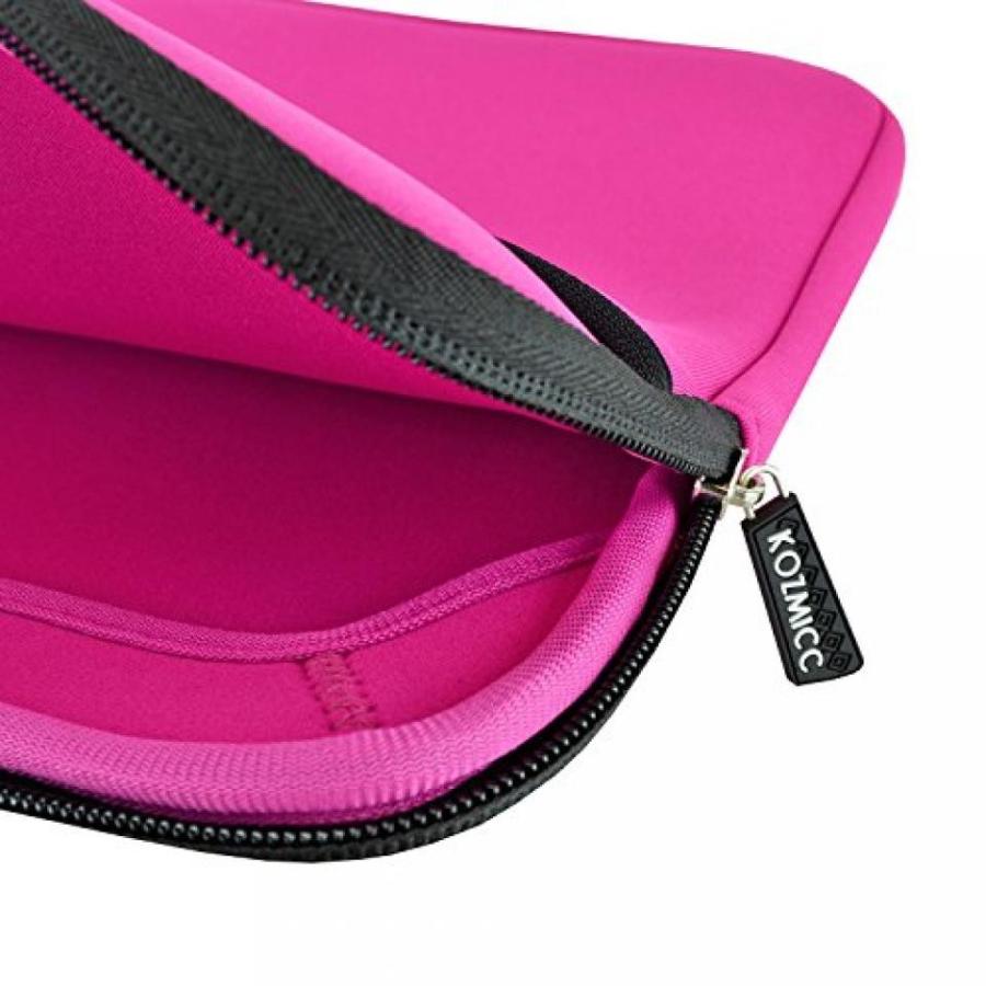 【残りわずか】 2 in 1 PC KOZMICC Sleeve for 15.6 Laptop， Portable Neoprene Shoulder Strap Sleeve Case Bag Handle Accessory Pocket for Acer， Apple， Asus， Dell， HP，