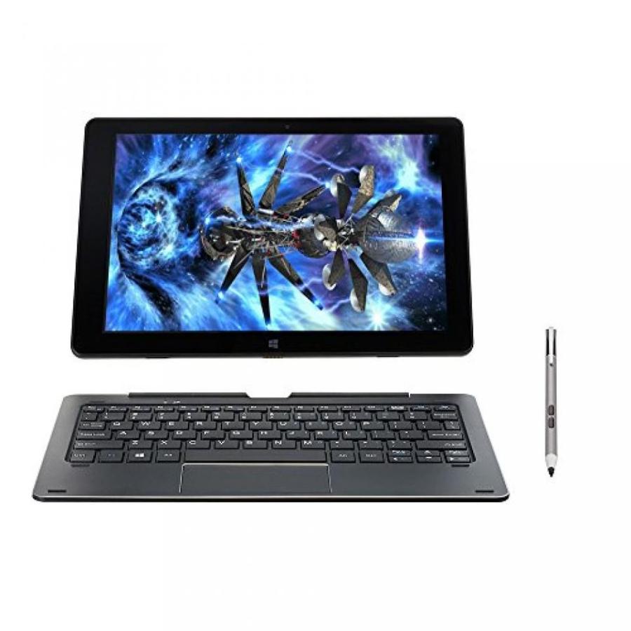 正規販売店舗 ブルートゥースヘッドホン Premium Nuvision DUO 10.1-inch HD IPS Touchscreen 2-in-1 Laptop PC with Keyboard and Stylus Intel Atom Processor 2GB RAM