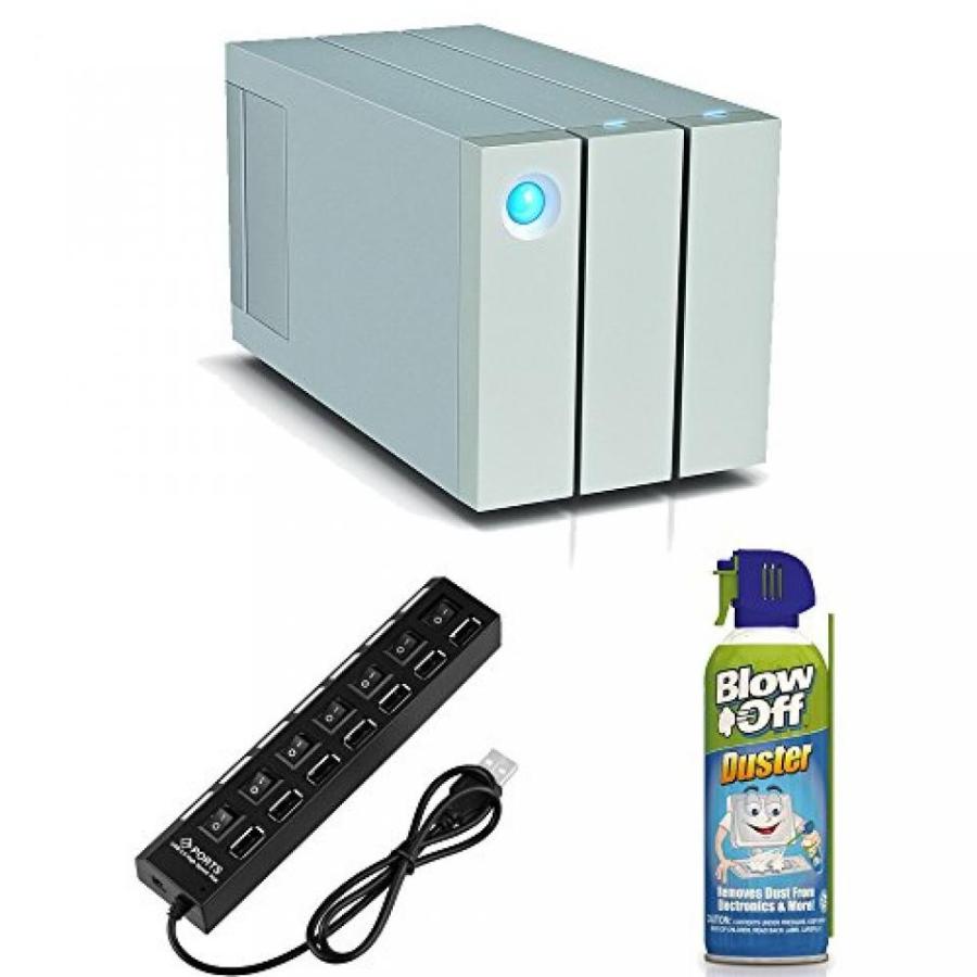 外付け HDD ハードディスク LaCie 2big STEY16000100 16 TB External Hard Drive