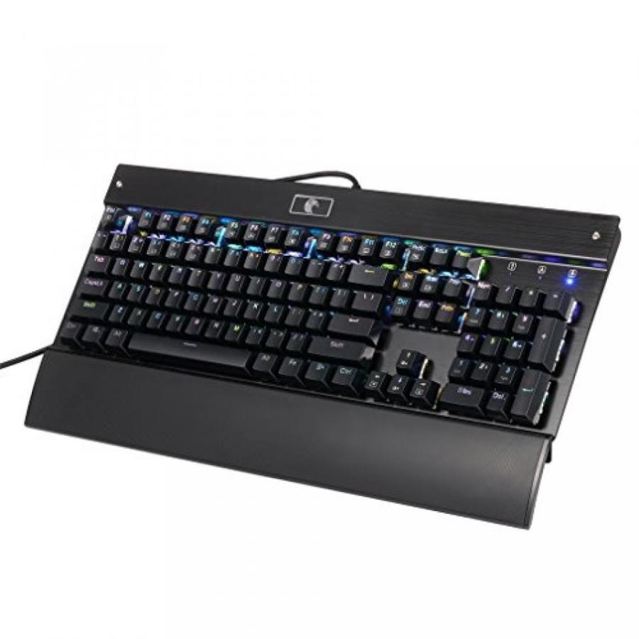 ゲーミングPC LESHP Mechanical Gaming Keyboard, Eagle Z-77 Multicolor RGB LED Backlit Chroa Dimmable Multimedia Keyboards 104 Keys Anti-Ghosting DIY