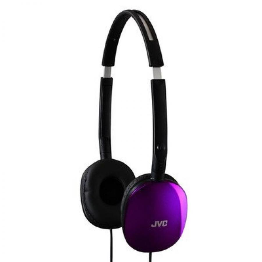 ヘッドセット Purple JVC Flats Lightweight Headband Headphones ( 3 PACK ) BY NETCNA
