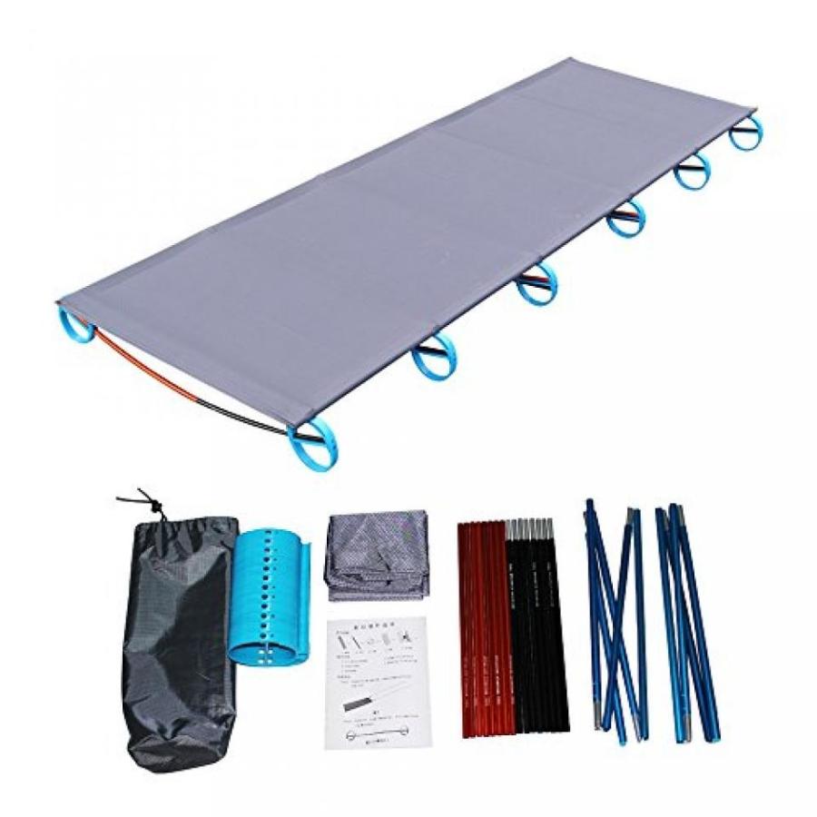 テント Ultralight Portable Folding Single Camp Bed Travel Cot Tent Bed,Aluminium Alloy Metal Frame,Max. Load: 220lbs,Outdoor Camping Hiking Fishing