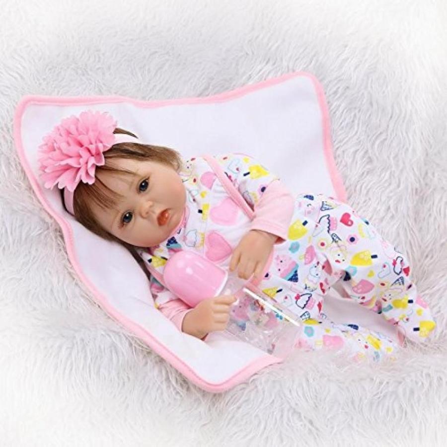 幼児用おもちゃ LILITH Realistic Lifelike 17 42cm Lovely Cute Reborn Doll Baby That Look Real Soft Body Silicone Vinyl Newborn Dolls Toddler Toy For