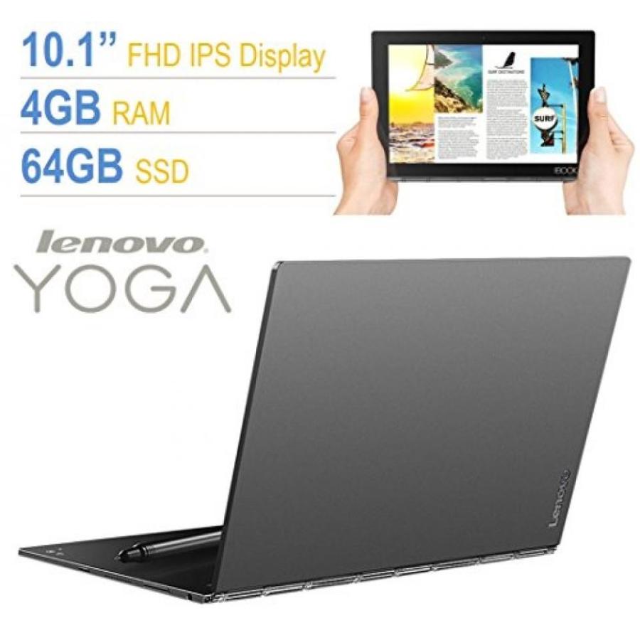 ブルートゥースヘッドホン Lenovo Yoga Book 10.1" Full HD Touchscreen IPS (1920x1200) 2-in-1 Tablet PC, Intel Atom x5-Z8550 Processor, 4GB RAM, 64GB｜sonicmarin