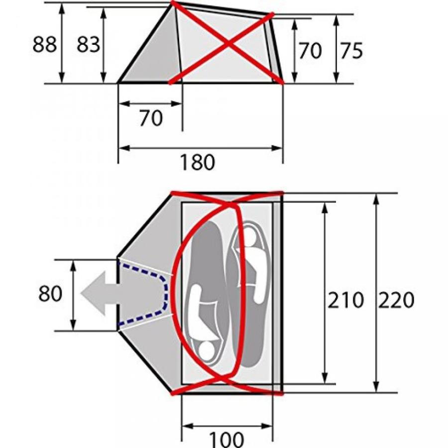 テント Tent Splav "Shelter" 1-2 Universal for 1-2 Persons at the External Pole｜sonicmarin｜02