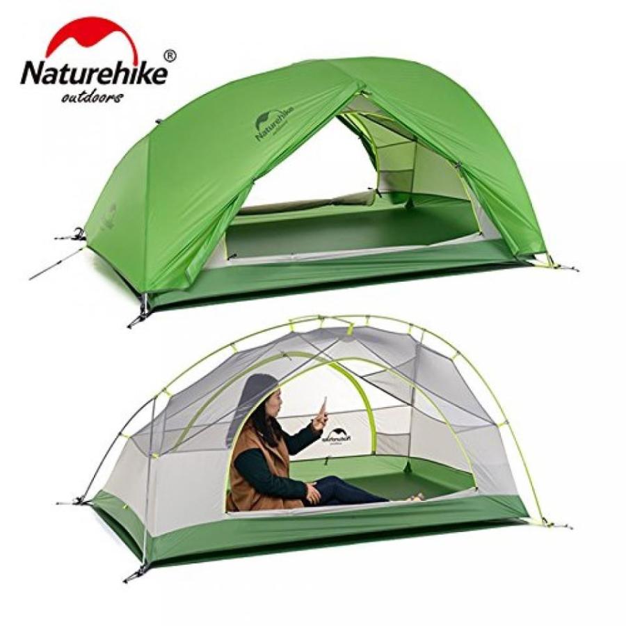 テント Naturehike Star River Tent 20D Silicone Fabric Ultralight 2 Person Double Layers Aluminum Rod Camping Tent With Mat NH17T012-T (Orange)｜sonicmarin｜05
