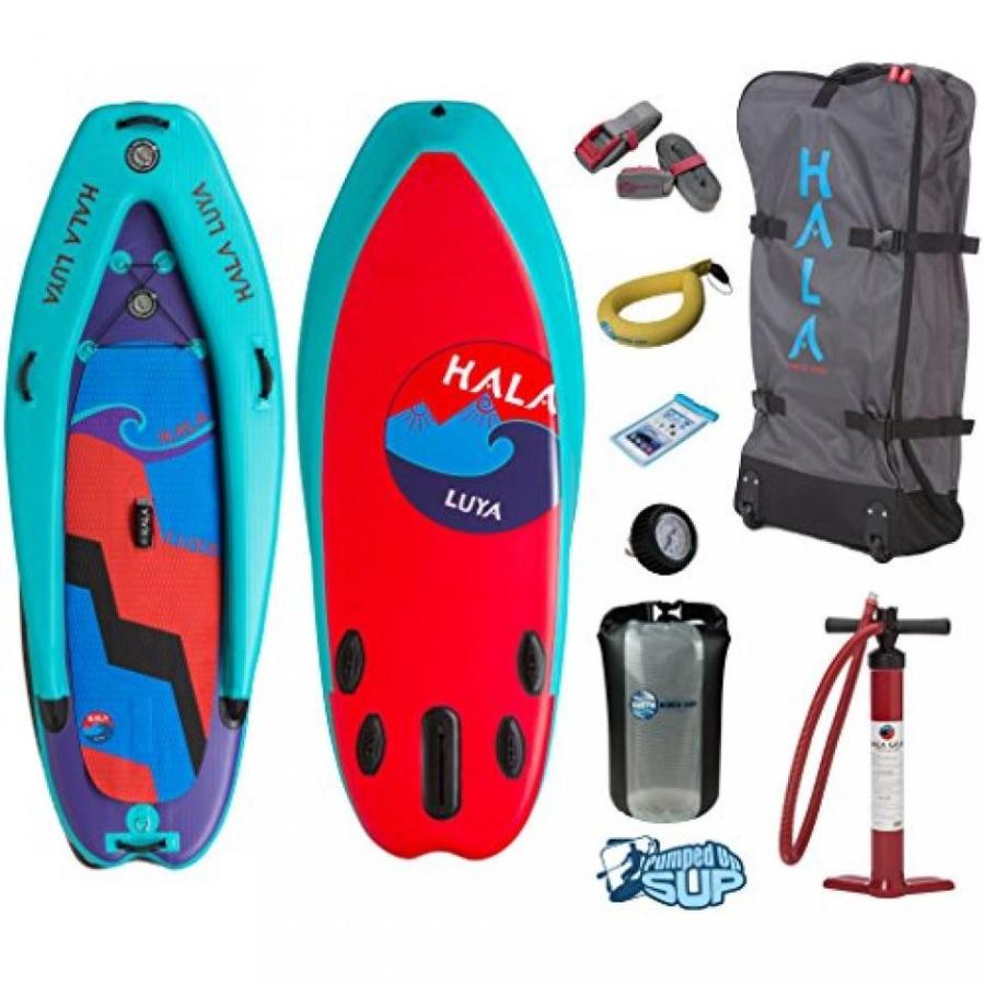 サーフィン HALA LUYA STOMP Inflatable SUP 2017 (8'8" x 38" x 6"+3") Incl. Pumped Up SUP ERS Gear Pack｜sonicmarin