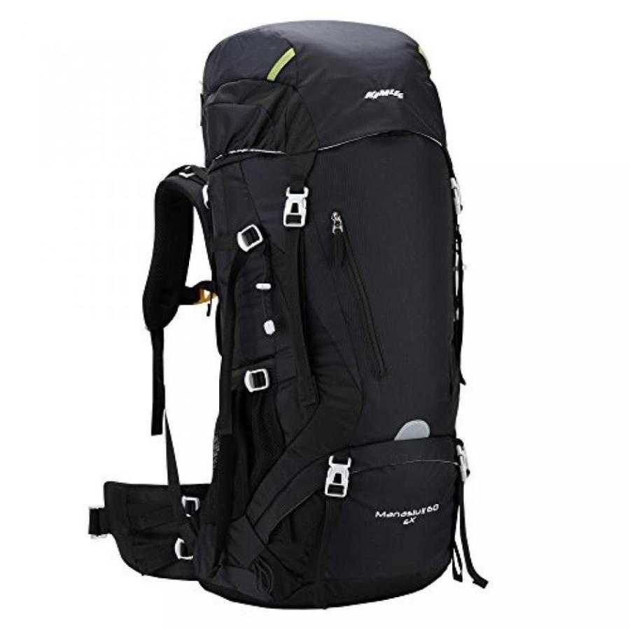 テント Kimlee Water Repellent 45L Internal Frame Backpack Travel Daypack Hiking Backpacks (Black)｜sonicmarin｜05
