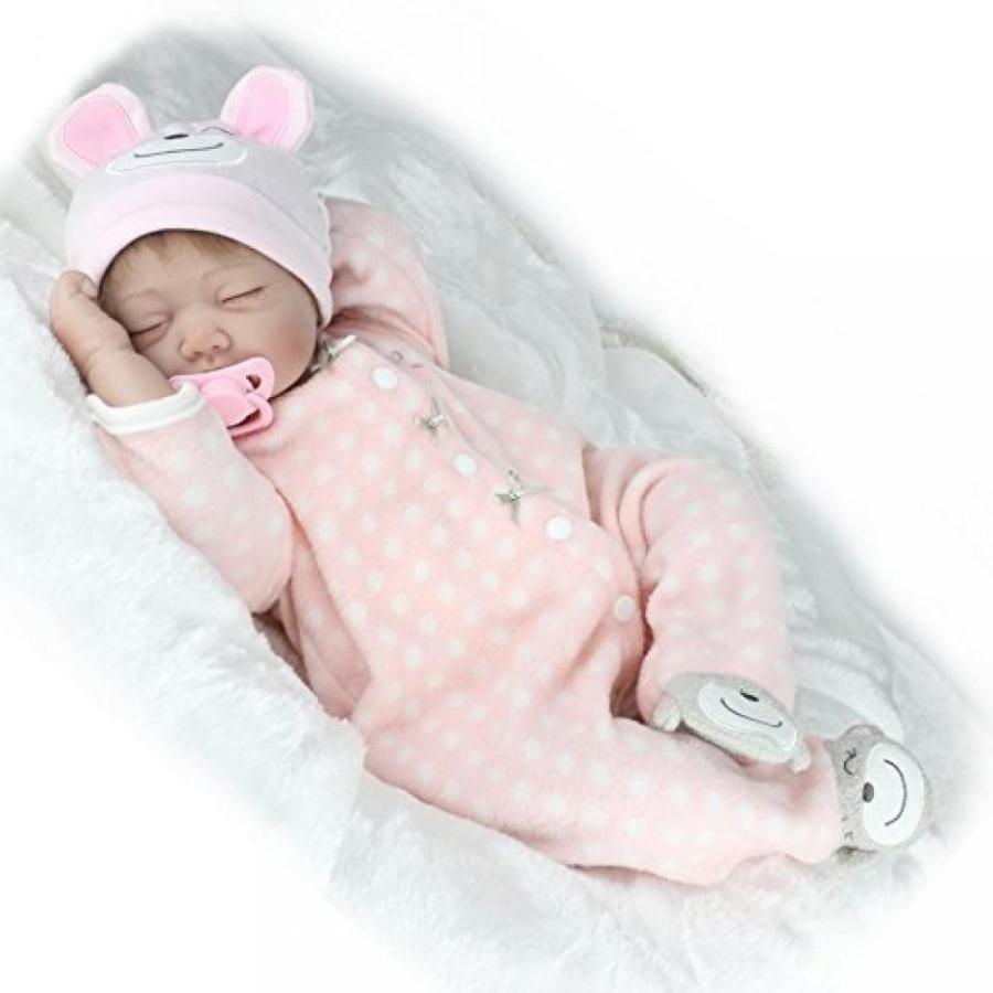 幼児用おもちゃ SanyDoll Reborn Baby Doll Soft Silicone 20inch 50cm