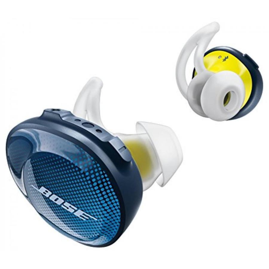 ブルートゥースヘッドホン Bose SoundSport Free Truly Wireless Sport Headphones - Midnight Blue  Citron｜sonicmarin