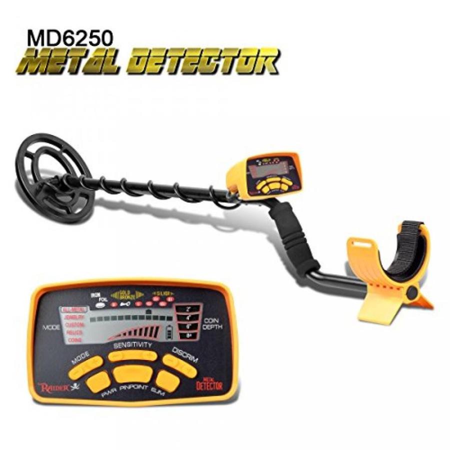 金属探知機 SHUOGOU Metal Detector MD-6250 Professional High Sensitivity Waterproof Underground Metal Detector Jewelry Hunting Treasure Search LCD