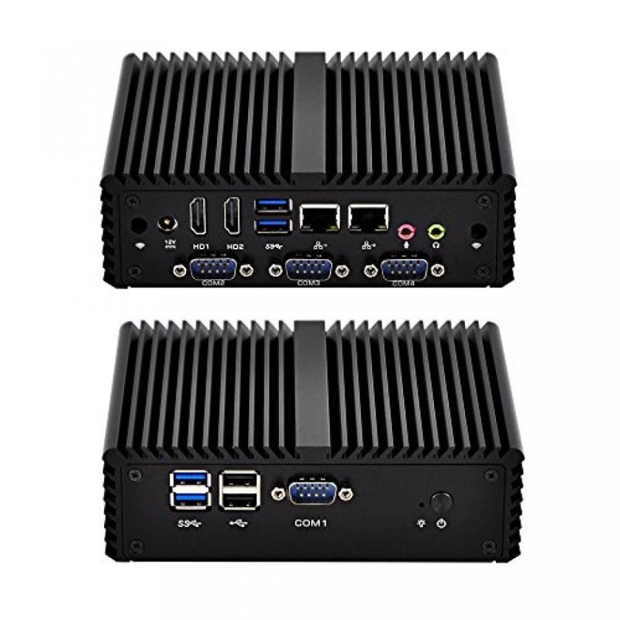 PC パソコン Intel Mini Pc Q410P Intel Celeron Broadwell Soc Cpu 3215U, 2Gb Ddr3 Ram 8Gb Ssd,Dual Nics,Low Power£¬Windows 7 Windows 8 Windows 10