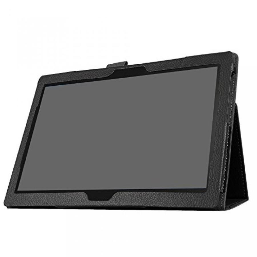 2 in 1 PC Lenovo TAB 4 10 Case, Pasonomi Premium PU Leather Folio Case Stand Cover for Lenovo Tab 4 10.1" Android Tablet (Black)｜sonicmarin｜04