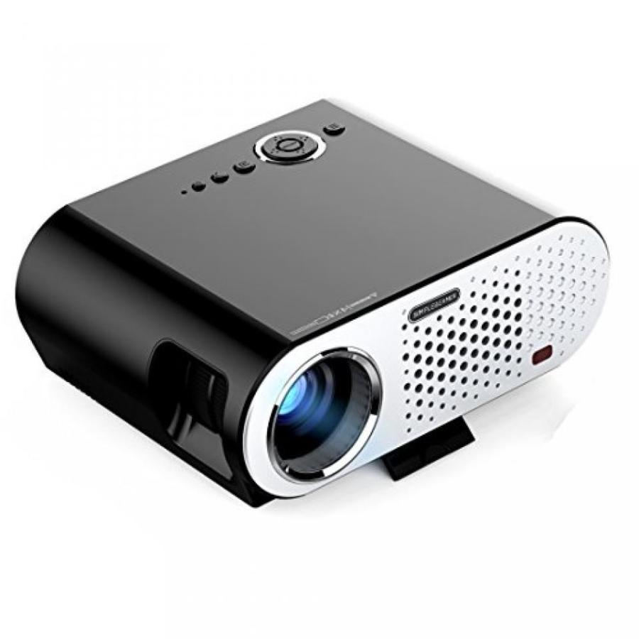 ホームシアター GP90 LED 3200 Lumens Video Porjector HD Multimedia Home Theater Projector Support 1080P USB SD Card VGA AV Interface for TV Laptop｜sonicmarin