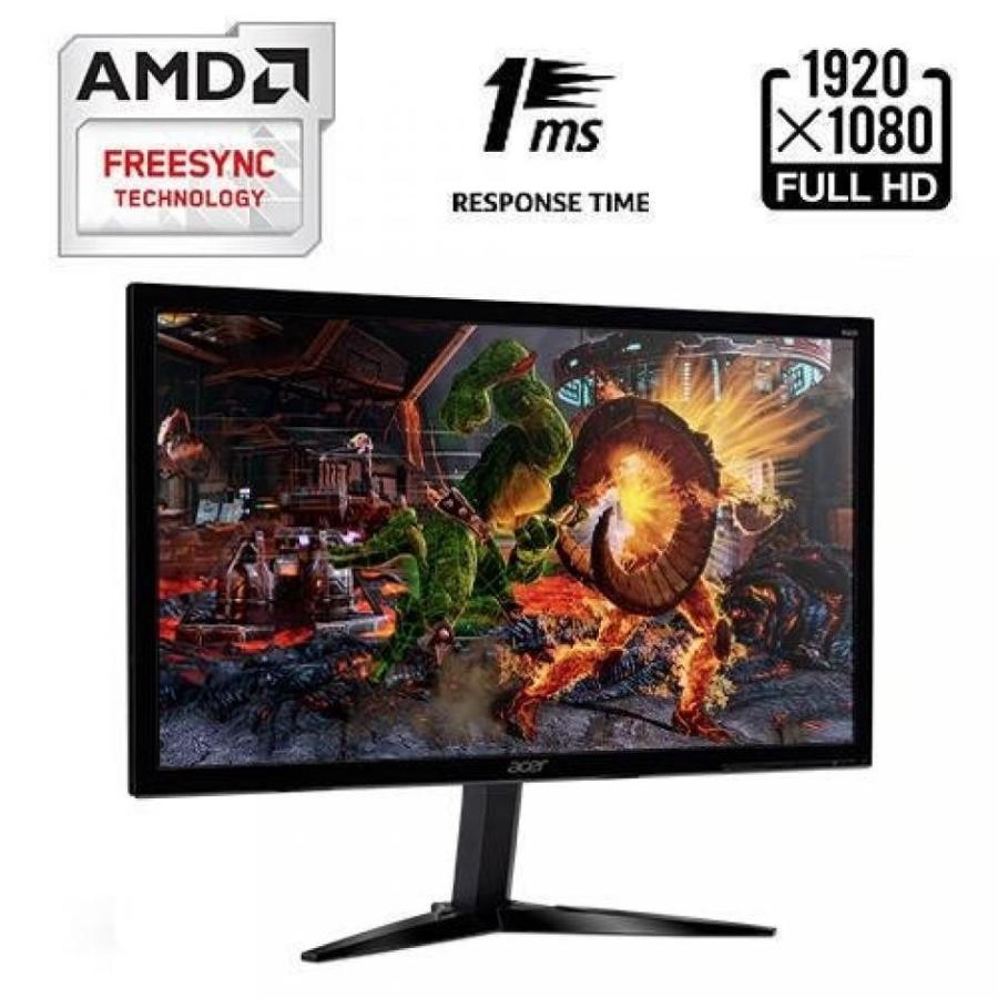 ゲーミングPC 2017 Acer 23.6" Full HD 1920 x 1080 Widescreen Gaming Monitor with AMD FREESYNC Technology, 1ms Response Time, 0.2715mm Pixel Pitch;｜sonicmarin