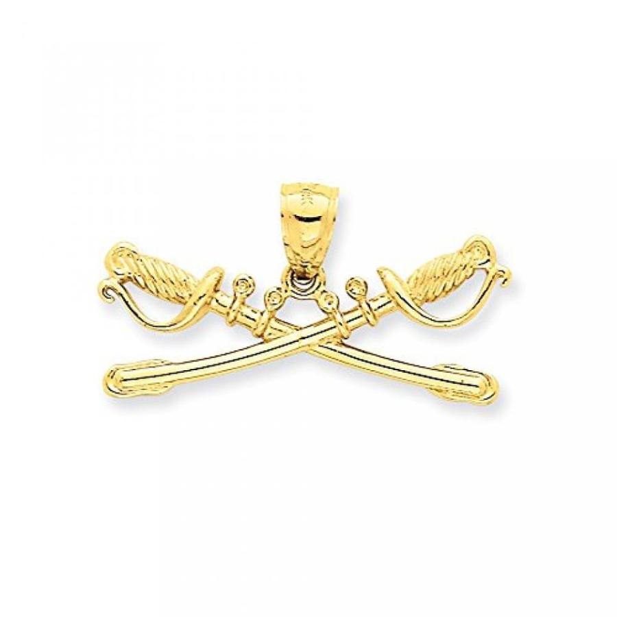 電子ファン 14K Swords Pendant