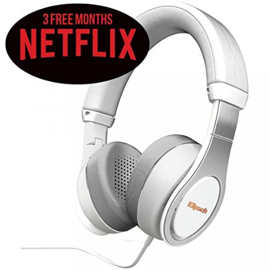 ブルートゥースヘッドホン Klipsch Reference Bluetooth Headphones (White) (1063392) Plus 3 Free Months of Netflix