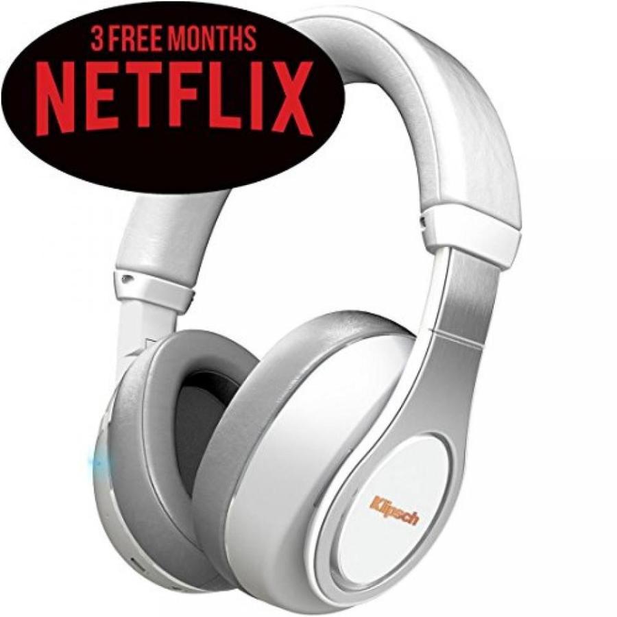 ブルートゥースヘッドホン Klipsch Reference Over-Ear Bluetooth Headphones (White) (1063394) 3 Free Months Netflix