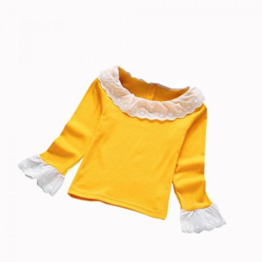 外付け HDD ハードディスク Children Clothing，kaifongfu Ruffled T-Shirts Lace Tops Blouse