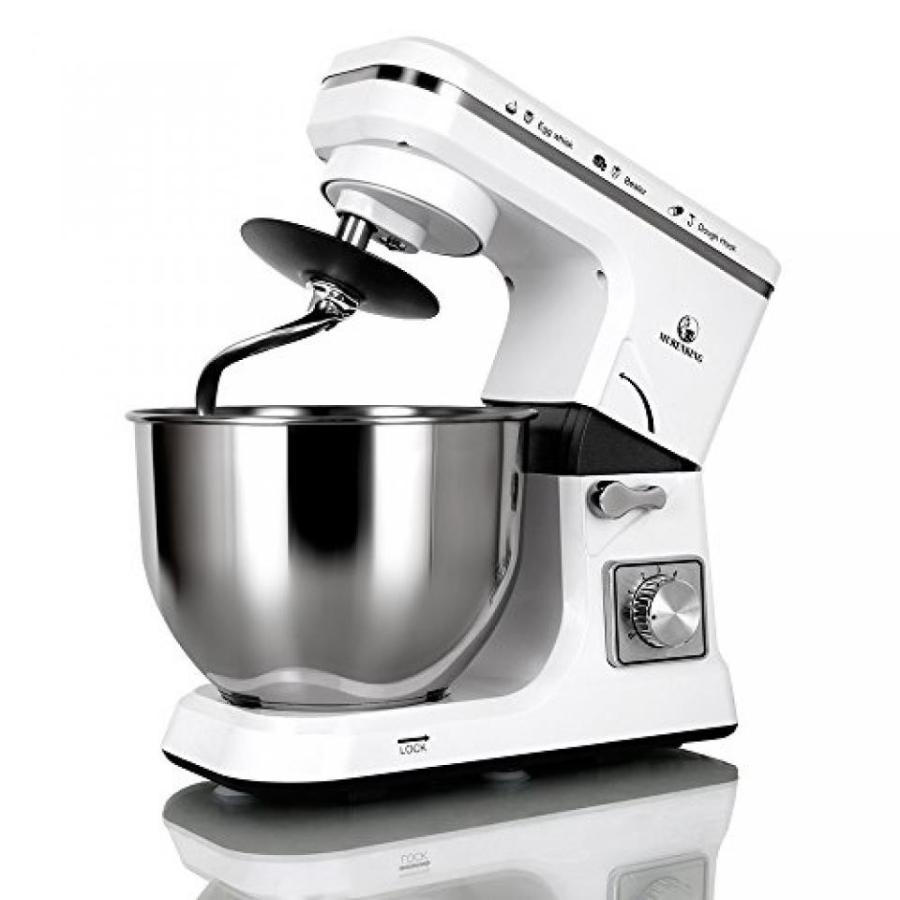 【値下げ】 ミキサー MURENKING Stand Mixer MK36 500W 5-Qt 6-Speed Tilt-Head Kitchen Food Mixer with Accessories (White) 【1487042327】(53835円)