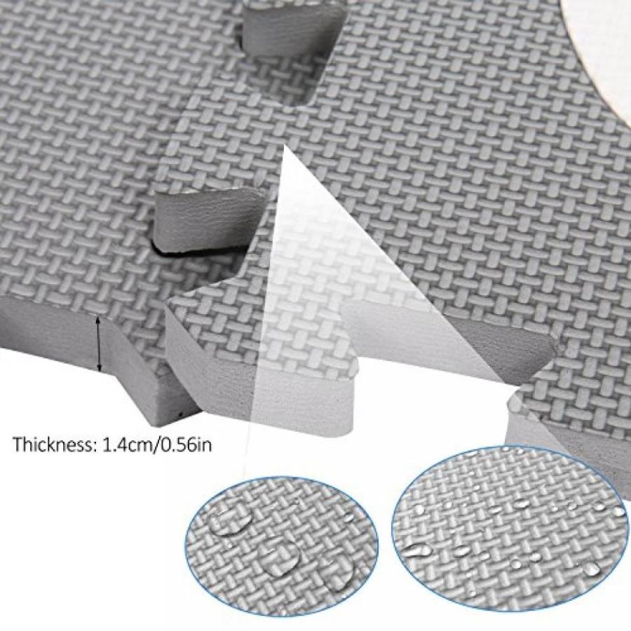幼児用おもちゃ Puzzle Mat Floor Kids Play Carpet Tiles - Baby Foam Puzzle, Extra Thick Non-Toxic Crawling Mat for Tummy Time (40PCS) Great for｜sonicmarin｜05