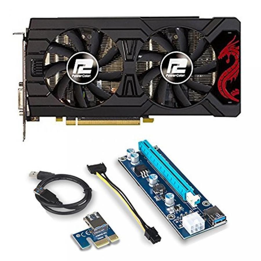 グラフィックカード グラボ GPU PowerColor Red Dragon Radeon RX 570