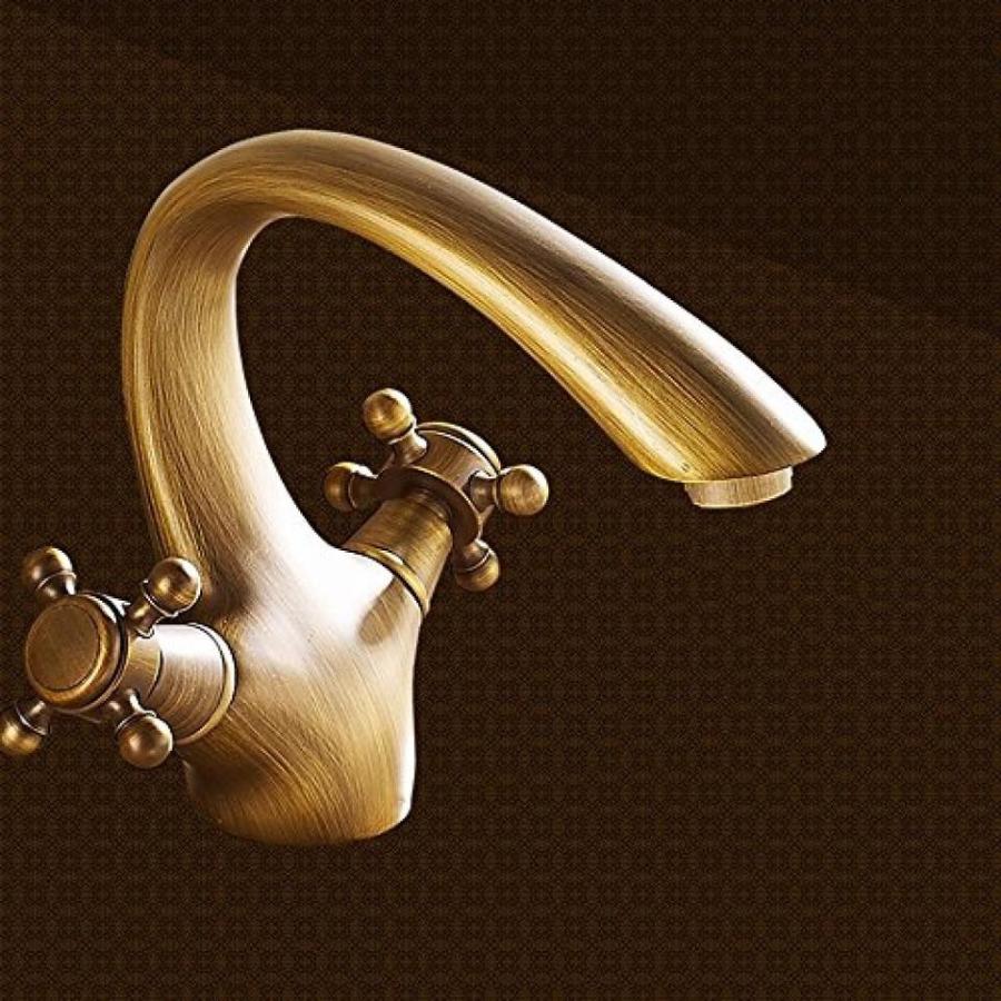 ミキサー AWXJX Copper Toilets and Washing The Face Hot and Cold Single Hole Water Tanks Water Mixer Sink Faucet