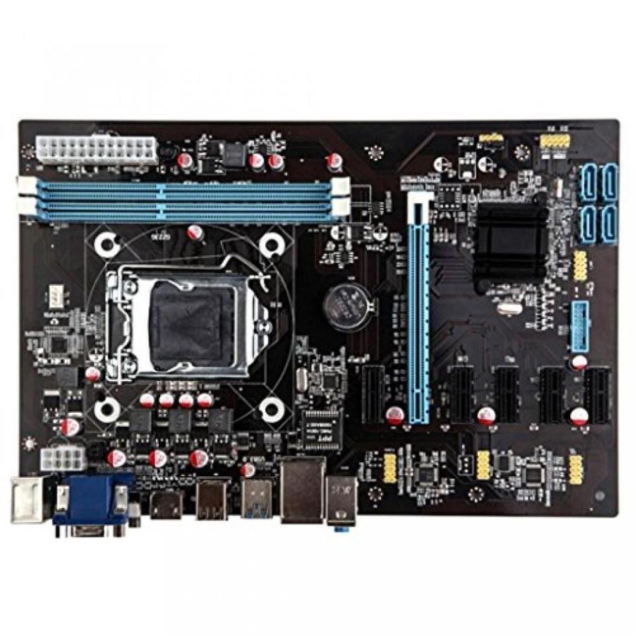 マザーボード MonkeyJack LGA1150 Intel 2x DDR3 Motherboard for Bitcoin Mining  Supports 6GPU Stable