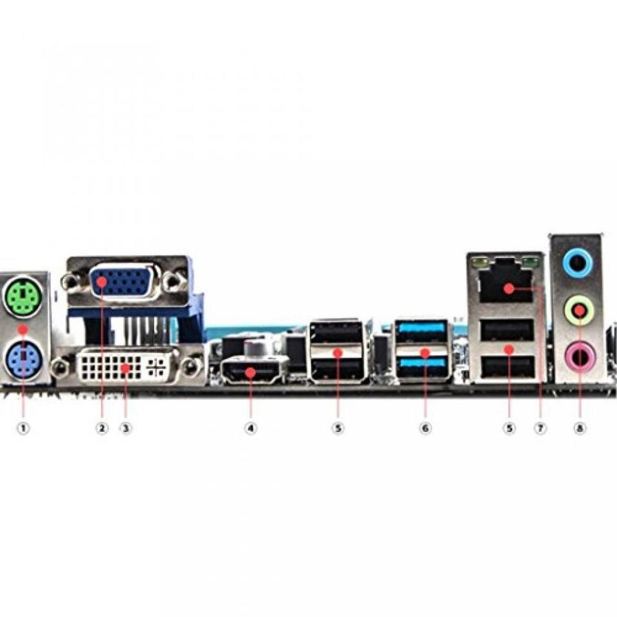 マザーボード MonkeyJack LGA1150 Intel 2x DDR3 Motherboard for Bitcoin Mining  Supports 6GPU Stable