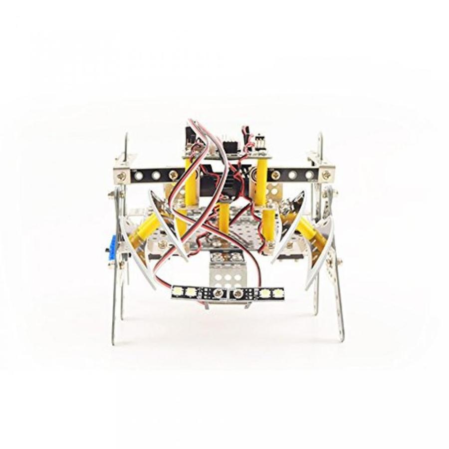 ロボット ROBOWANG SPIDER BOT - Remoted Control RC Robot with Four LEDs, Developing Creativity｜sonicmarin｜05