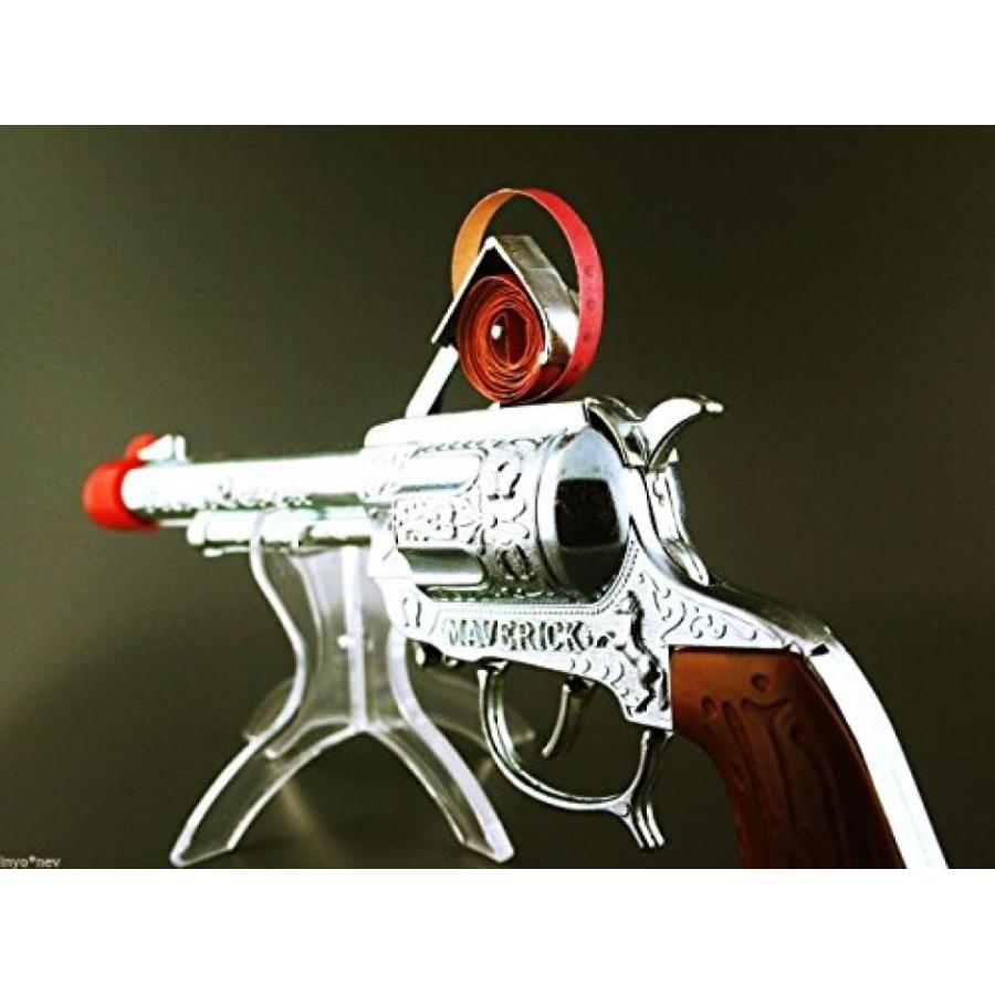 電子おもちゃ American Cap Gun Maverick Cap Gun Metal with Brown Handle Made in the USA 10098｜sonicmarin｜04