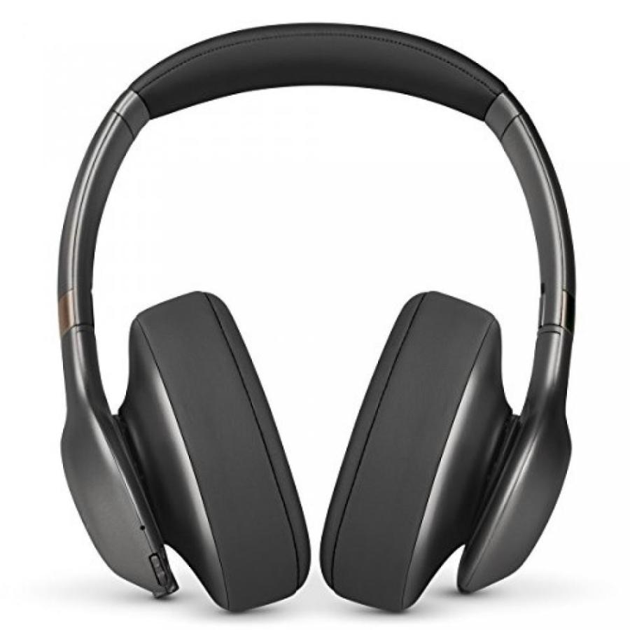 ブルートゥースヘッドホン JBL Everest 710 Wireless Over-Ear Headphones with Built-In Mic (Gunmetal)